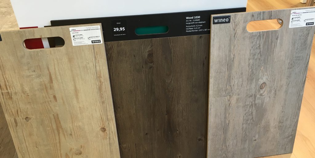 Die neuen Fussböden (Wohnzimmer, Schlafzimmer, Kinderzimmer)