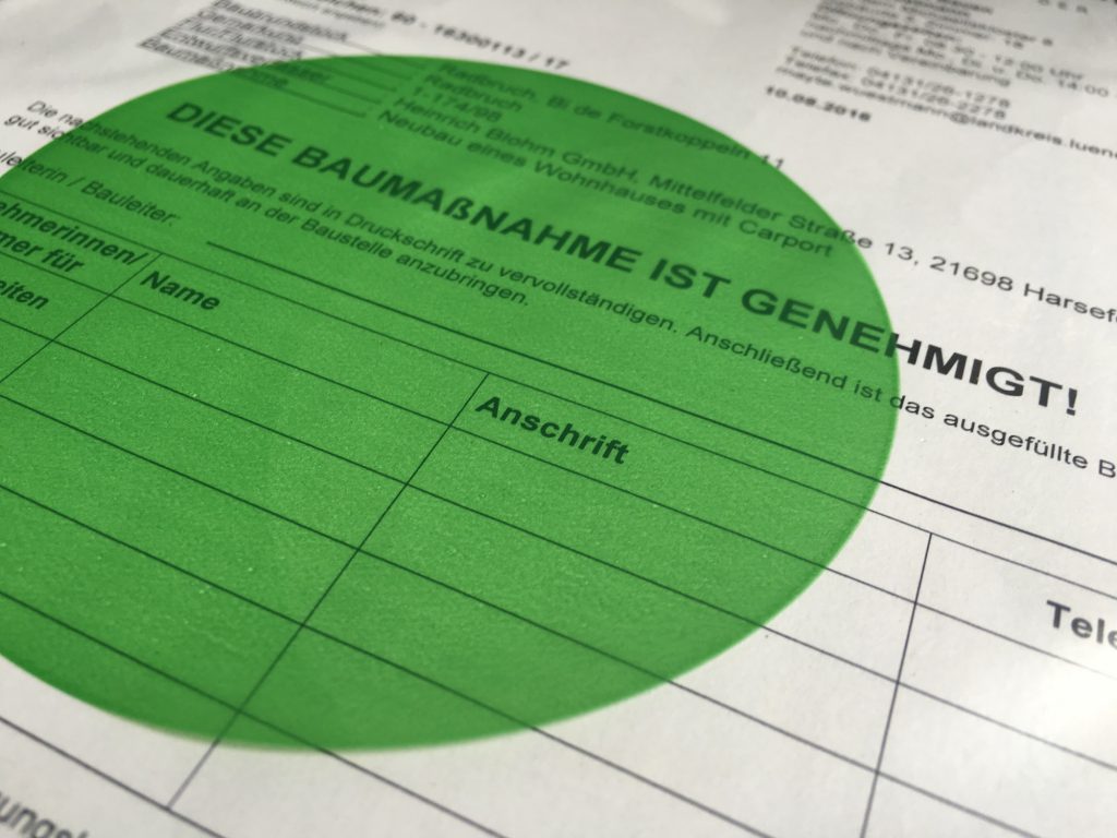 Bekanntmachung der Baugenehmigung