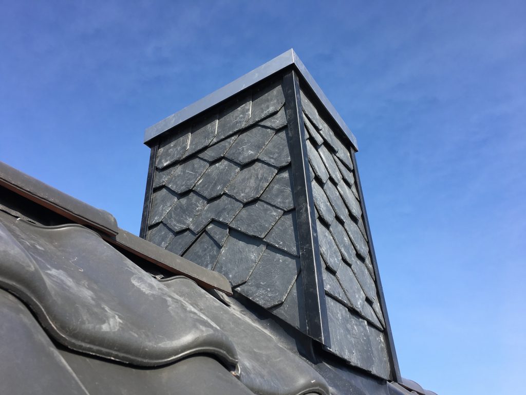 Der verkleidete Schornstein