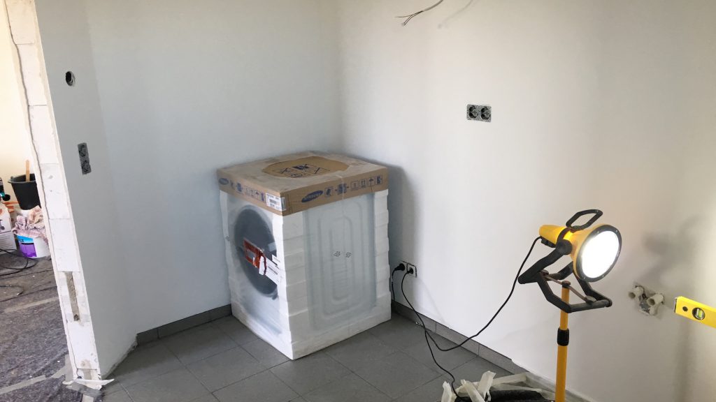 Die neue Waschmaschine
