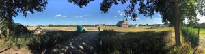 Das Grundstück im Panorama am 19.09.2016