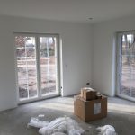 Der fertig gestrichene Essbereich