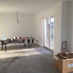 Das fertig gestrichene Wohnzimmer